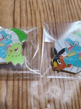 Official Pokemon TCG pins (X2) NEW